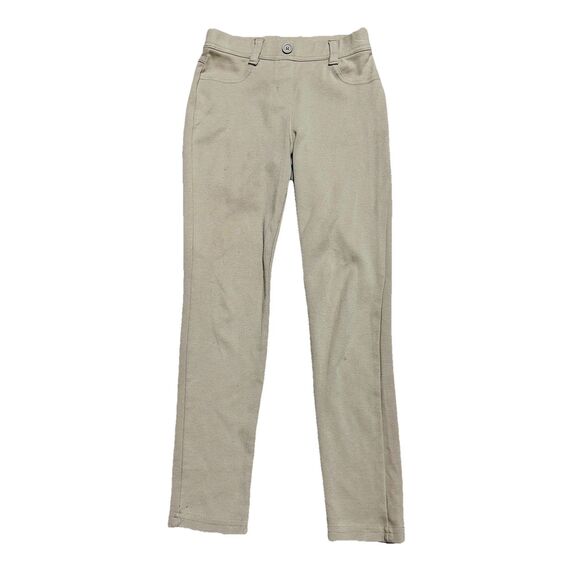 IZOD Light Khaki Uniform Leggings Size 8 - Picture 1 of 6